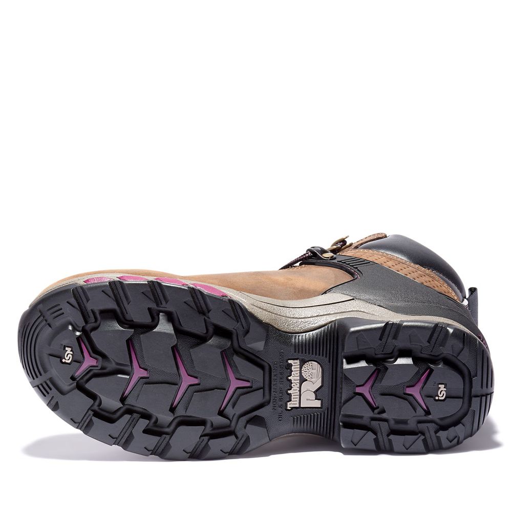 Botas de Trabajo Feminino - Timberland Pro® Hypercharge 6-Inch Composite-Toe Impermeavel - NHUIV4193